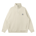 Quarter-Zip Drop Shoulder Sweatshirt