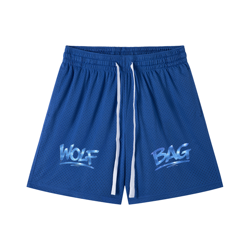Mesh Drawstring Shorts