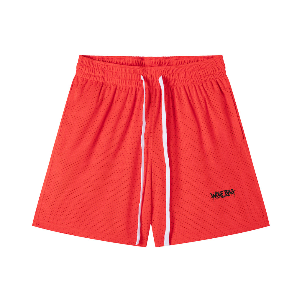 Mesh Drawstring Shorts