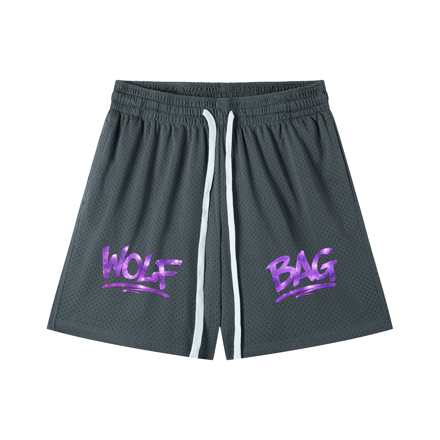 Mesh Drawstring Shorts