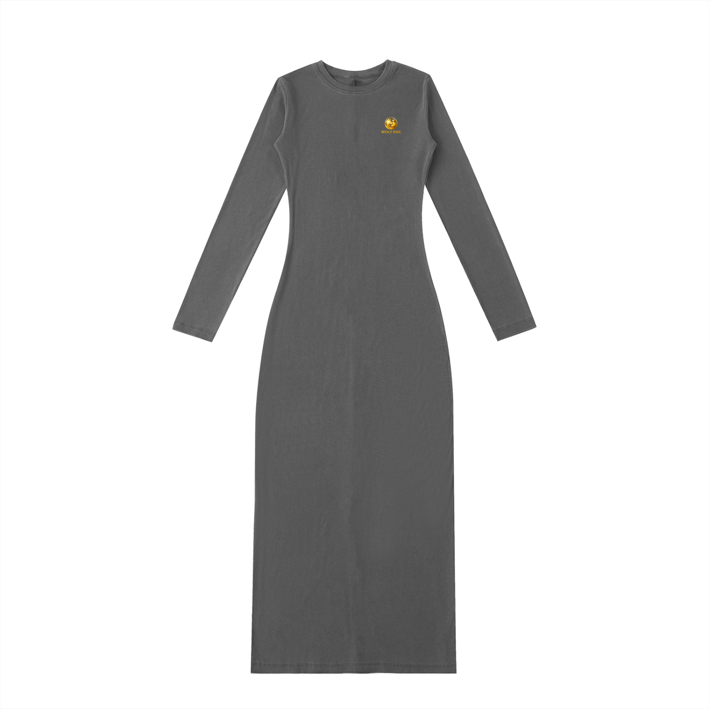 Dyed Washed Slit Maxi Dress