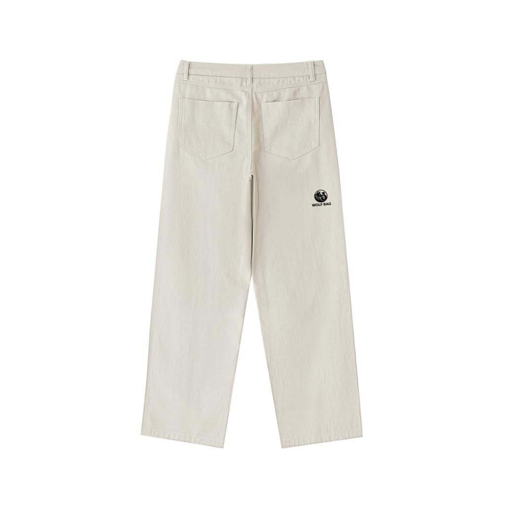 Heavyweight Cotton Straight-Leg Pants