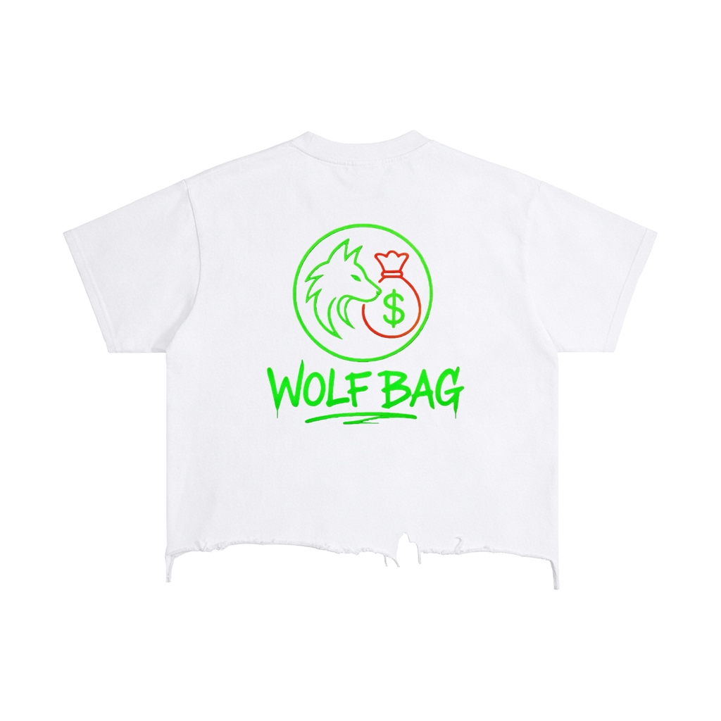 Vintage Wash Boxy Distressed Hem T-Shirt