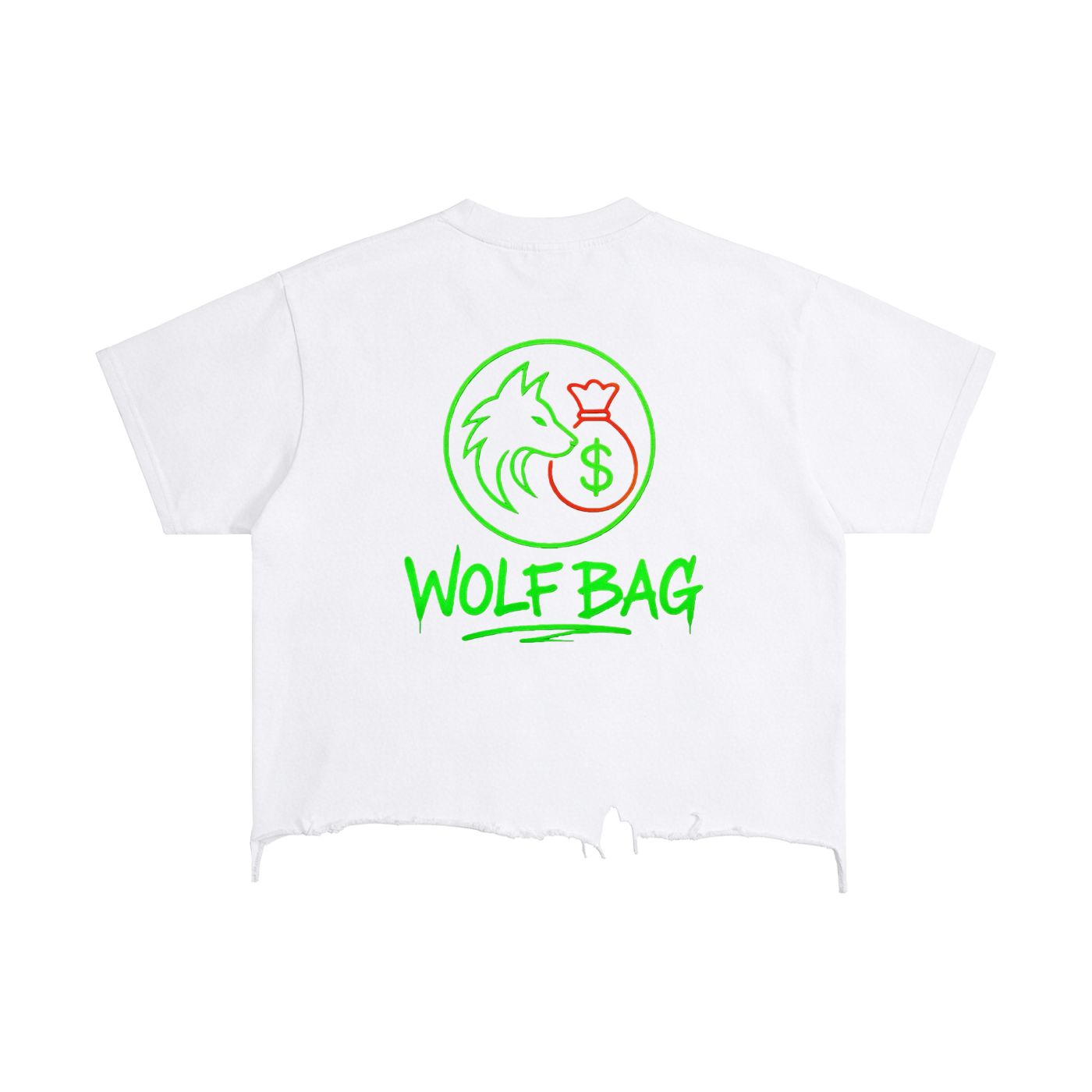 Vintage Wash Boxy Distressed Hem T-Shirt