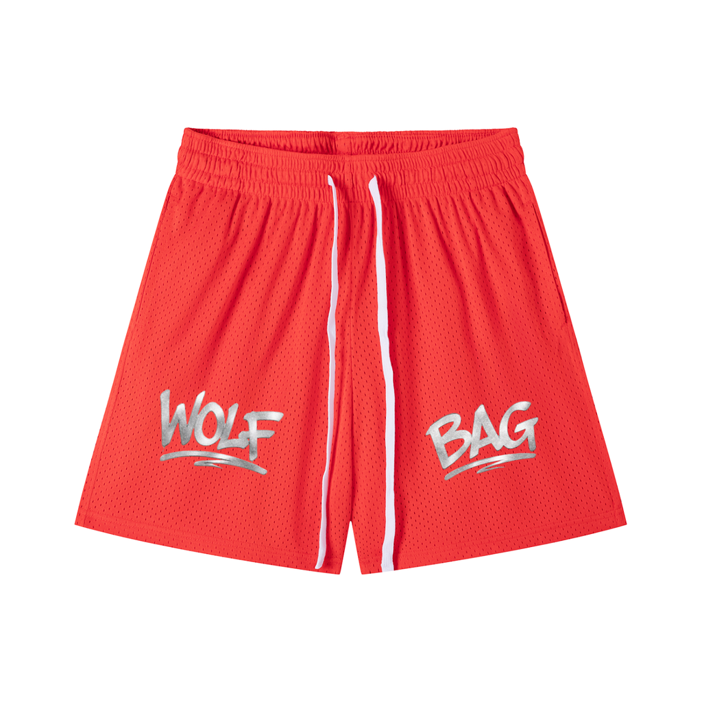 Mesh Drawstring Shorts