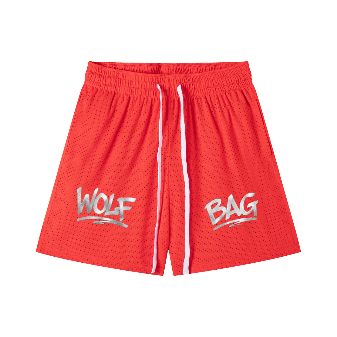Mesh Drawstring Shorts