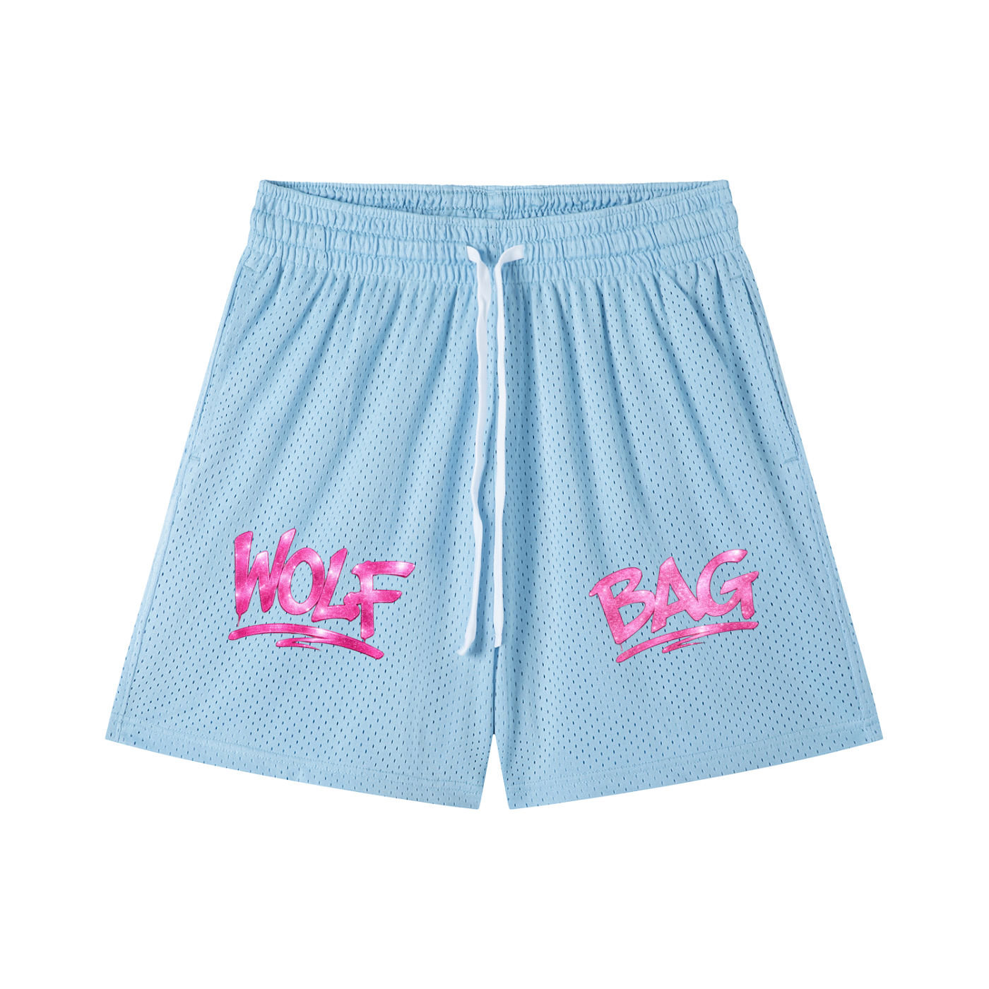 Mesh Drawstring Shorts