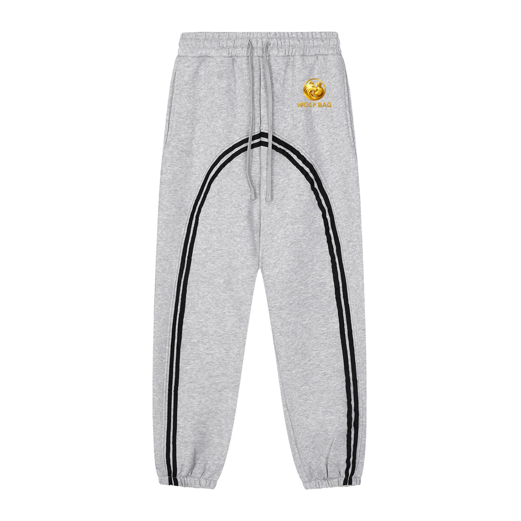 Sun Fade Contrast Tape Fleece Jogged Sweatpants