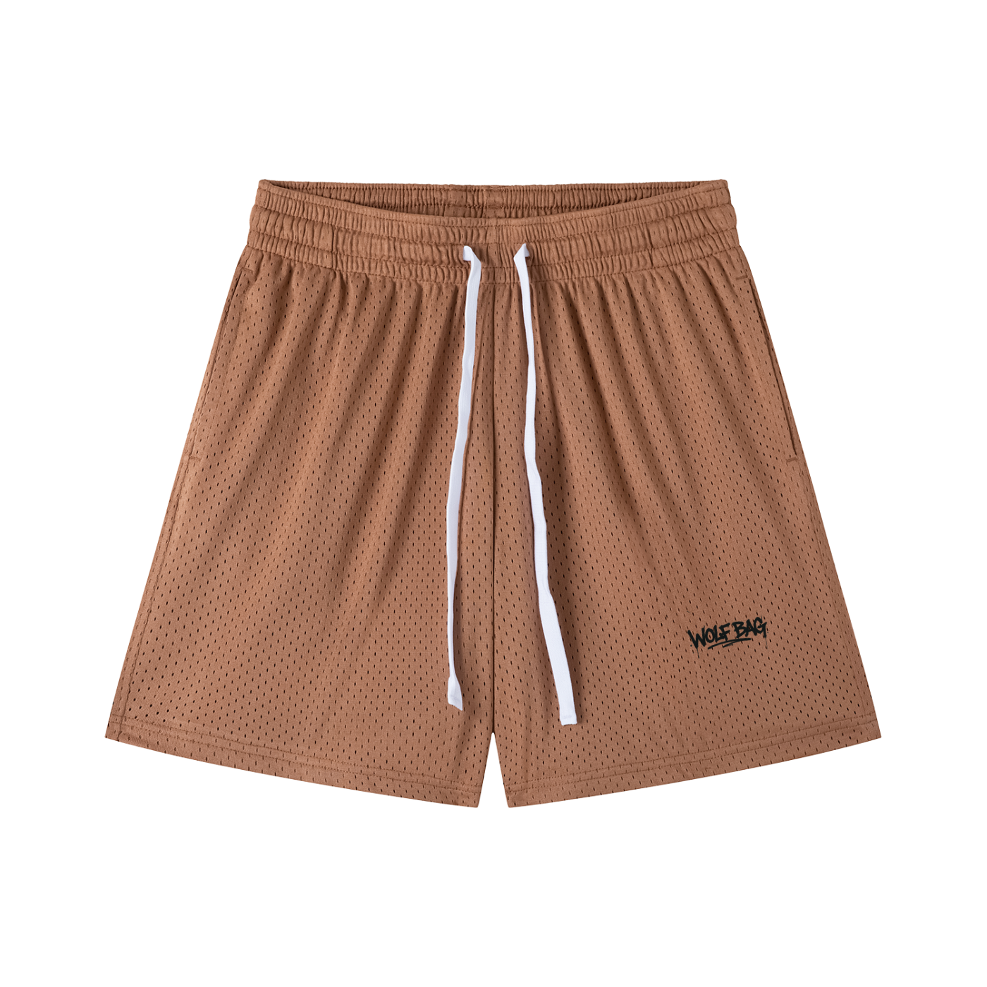 Mesh Drawstring Shorts