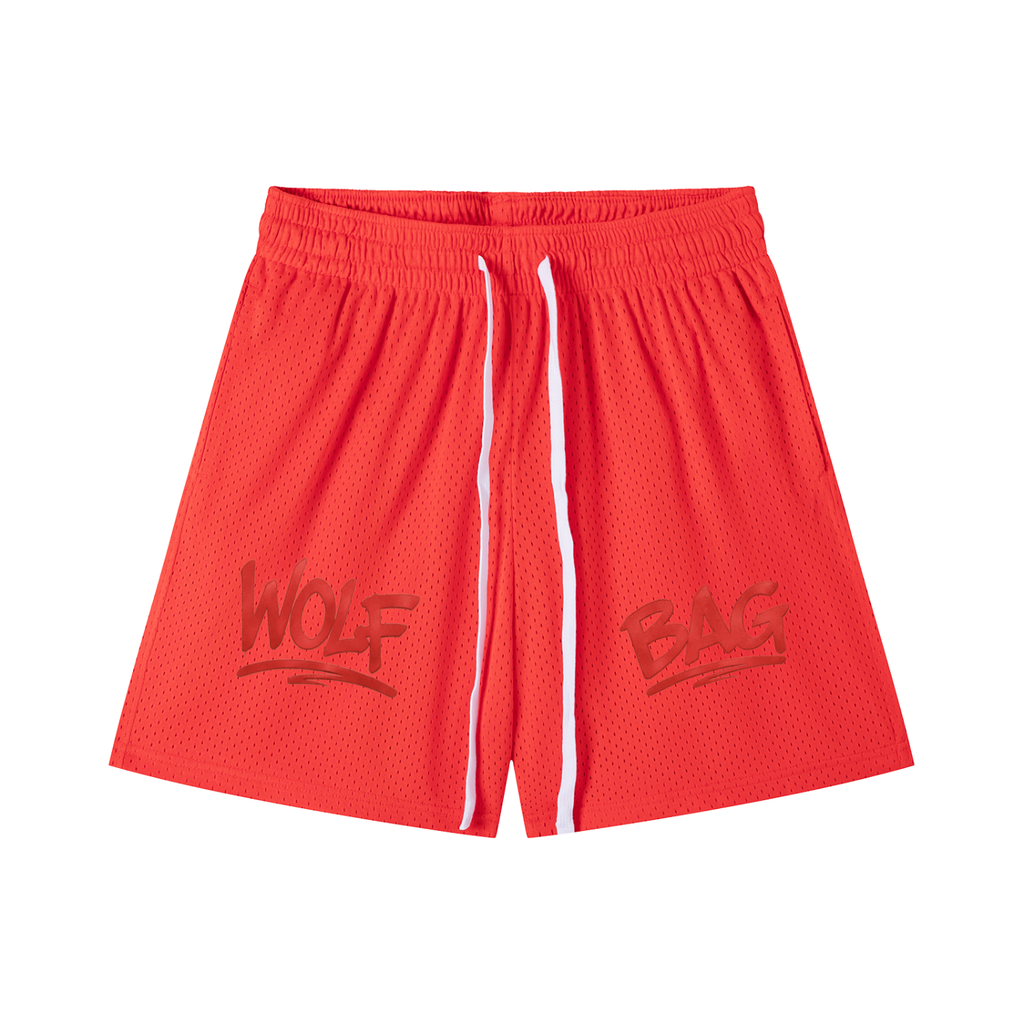 Mesh Drawstring Shorts