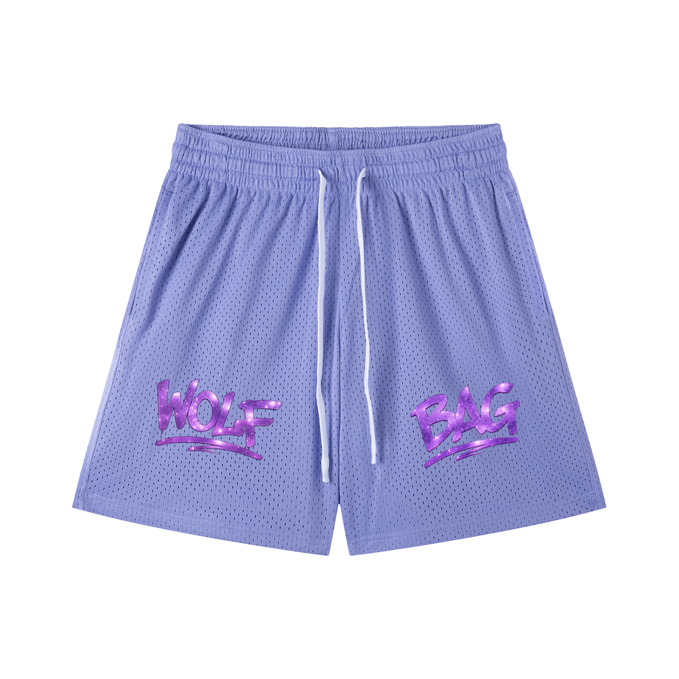 Mesh Drawstring Shorts