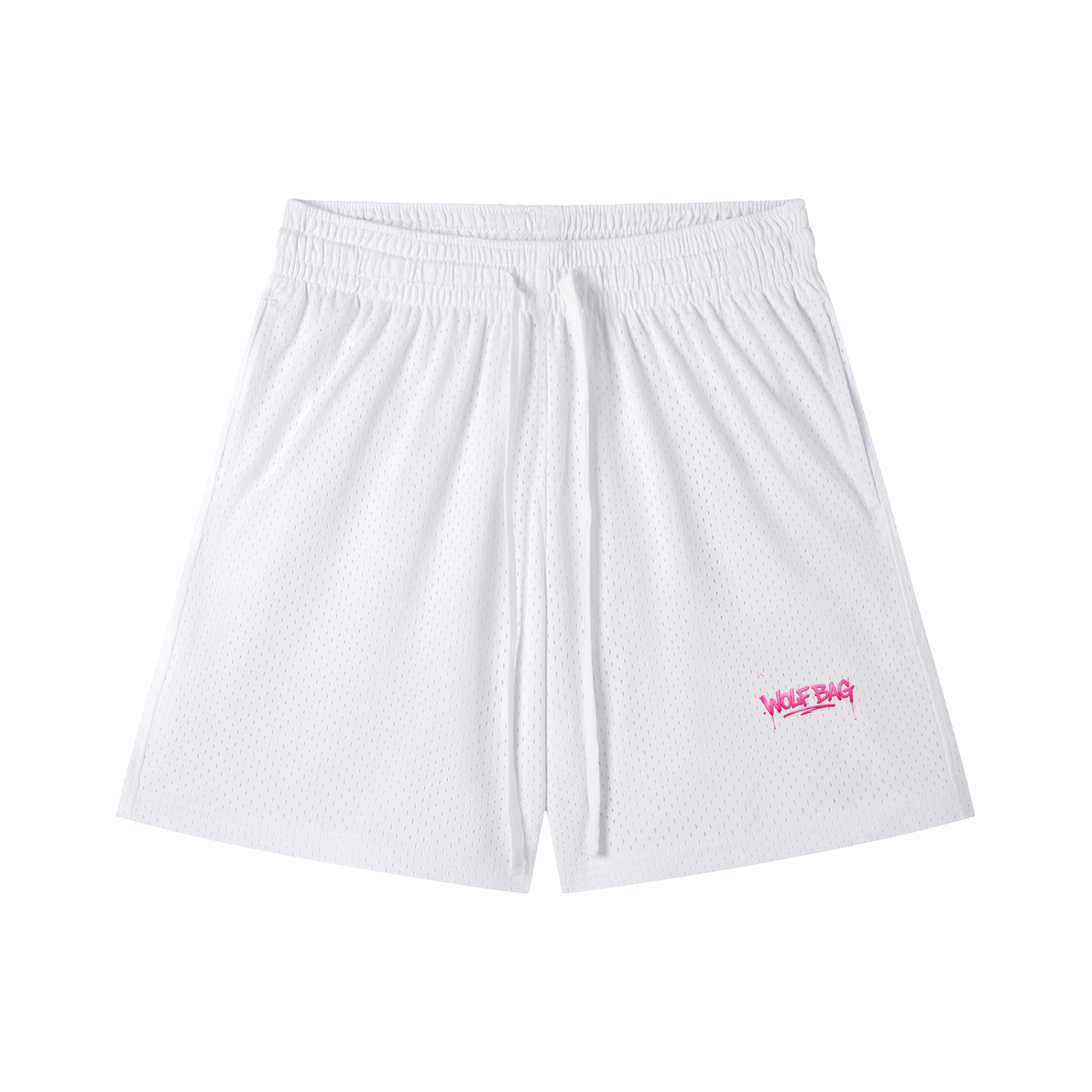 Mesh Drawstring Shorts