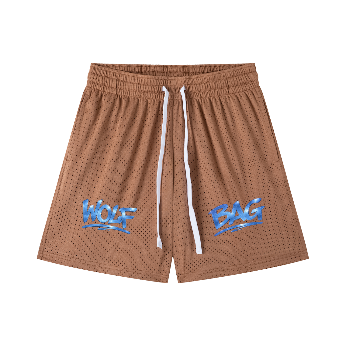 Mesh Drawstring Shorts