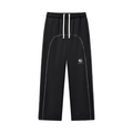 Contrast-Stitched Fleece Sweatpants
