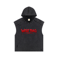 Snow Washed Boxy Hooded Tank Top