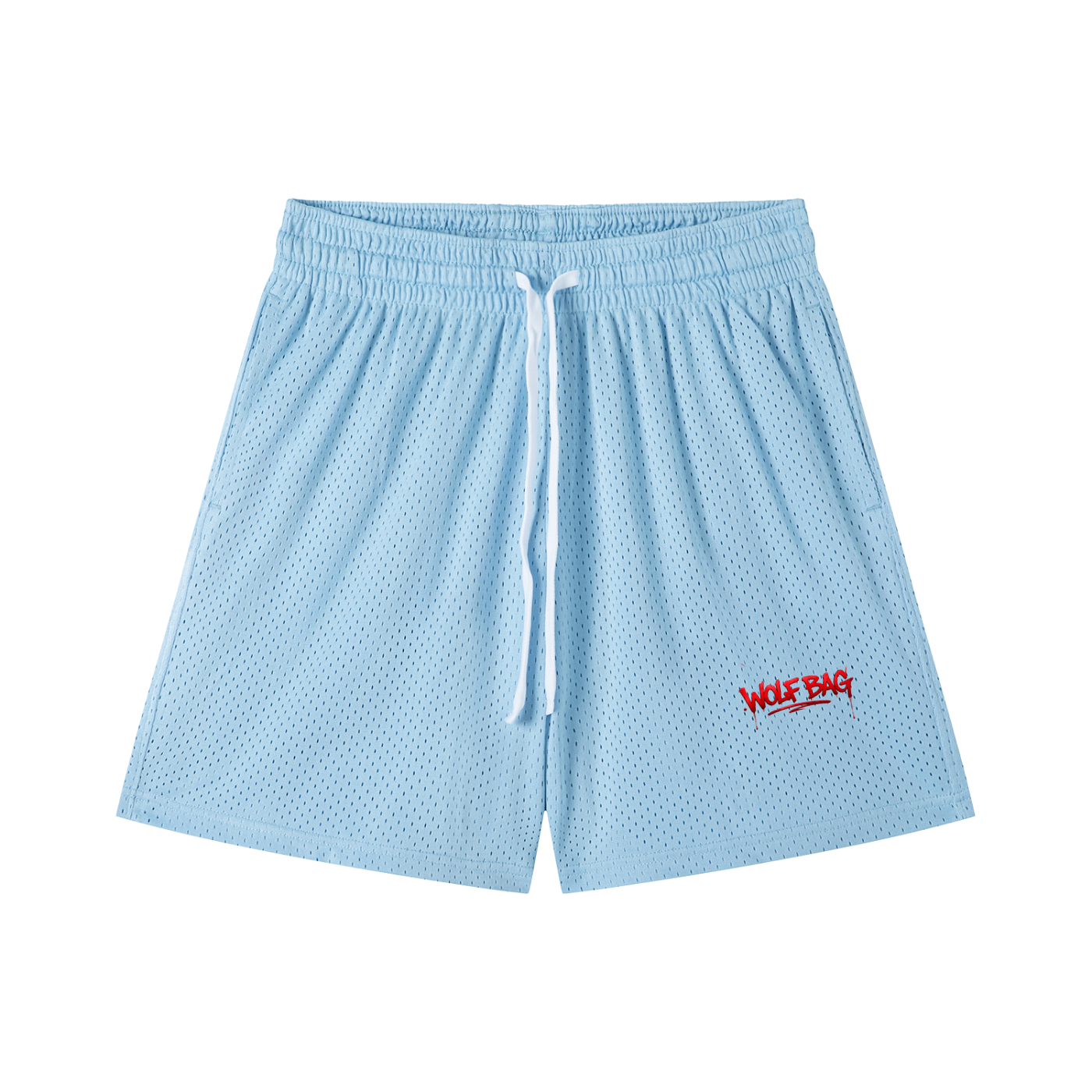 Mesh Drawstring Shorts