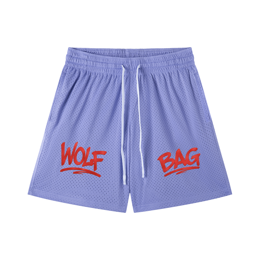 Mesh Drawstring Shorts