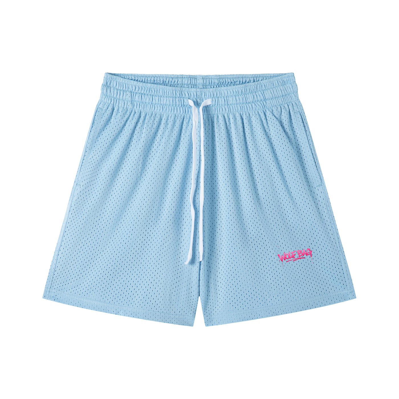 Mesh Drawstring Shorts