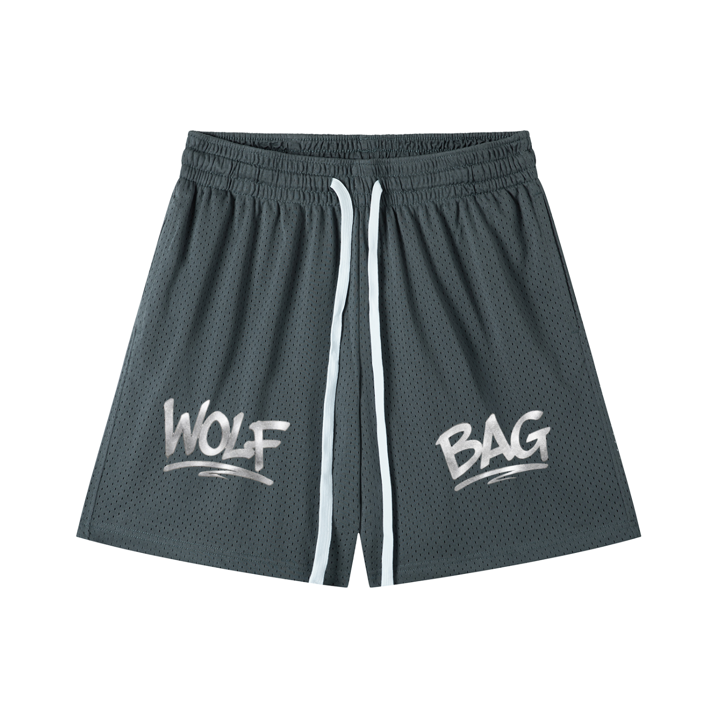 Mesh Drawstring Shorts
