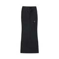 Dyed Washed Drawstring Maxi Skirt