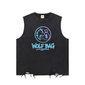 Snow Washed Raw-Hem Tank Top