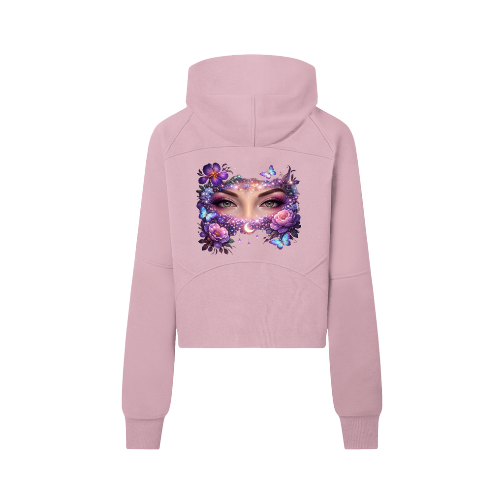 Cropped Half-Zip Hoodie