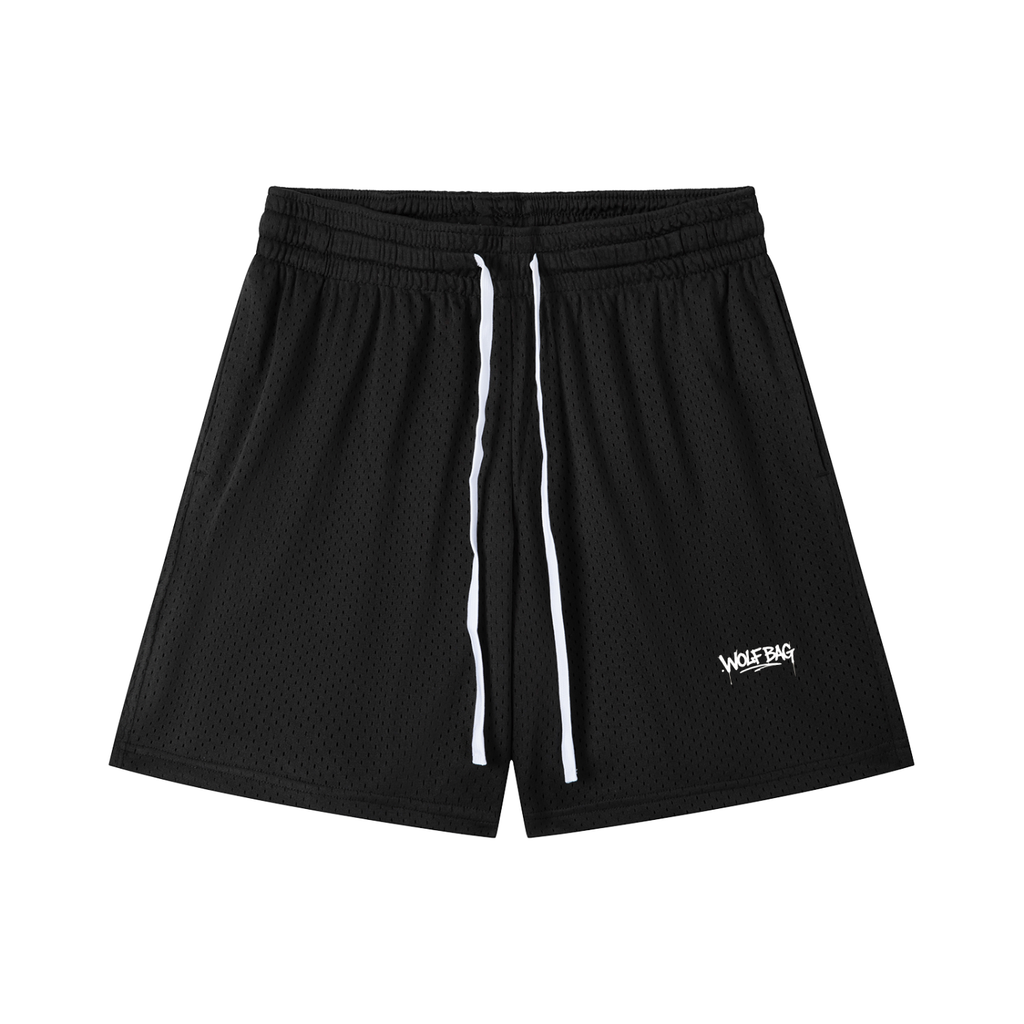 Mesh Drawstring Shorts