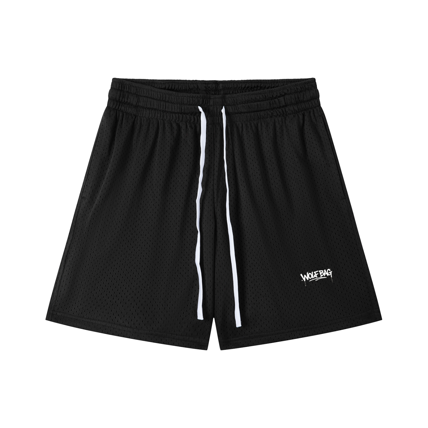 Mesh Drawstring Shorts