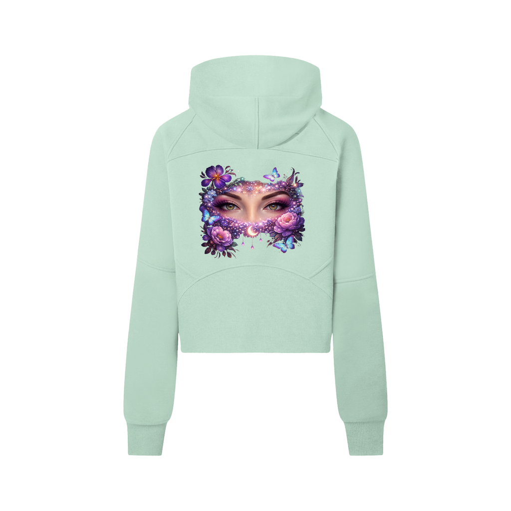 Cropped Half-Zip Hoodie