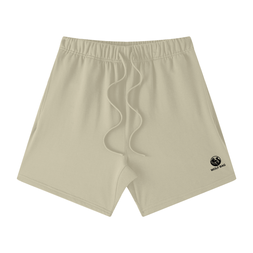 Unisex Earth Tone Loose Fit Cotton Shorts