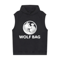 Snow Washed Sleeveless Hoodie
