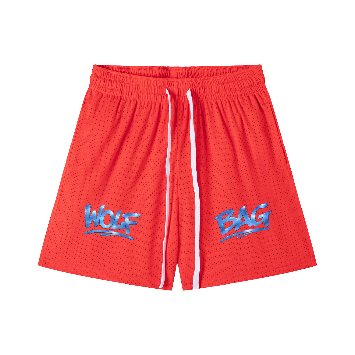 Mesh Drawstring Shorts