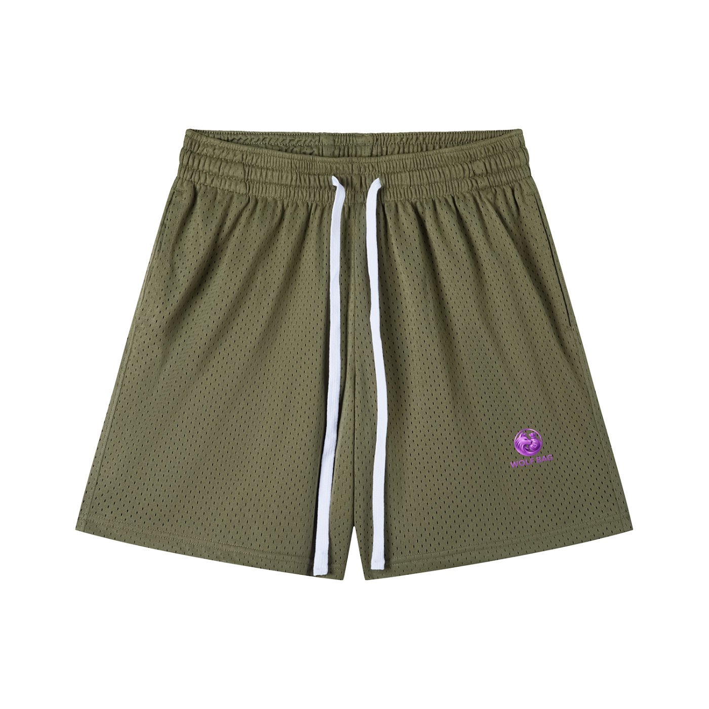 Mesh Drawstring Shorts