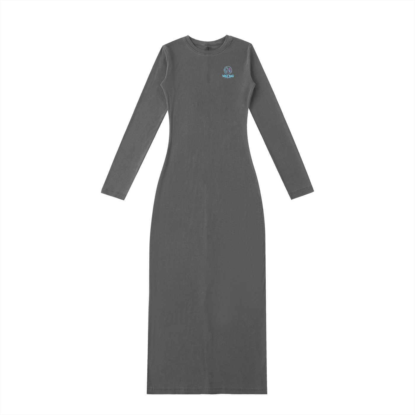 Dyed Washed Slit Maxi Dress