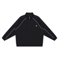 Reflection Striped Raglan Sleeve  Jacket