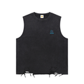 Snow Washed Raw-Hem Tank Top