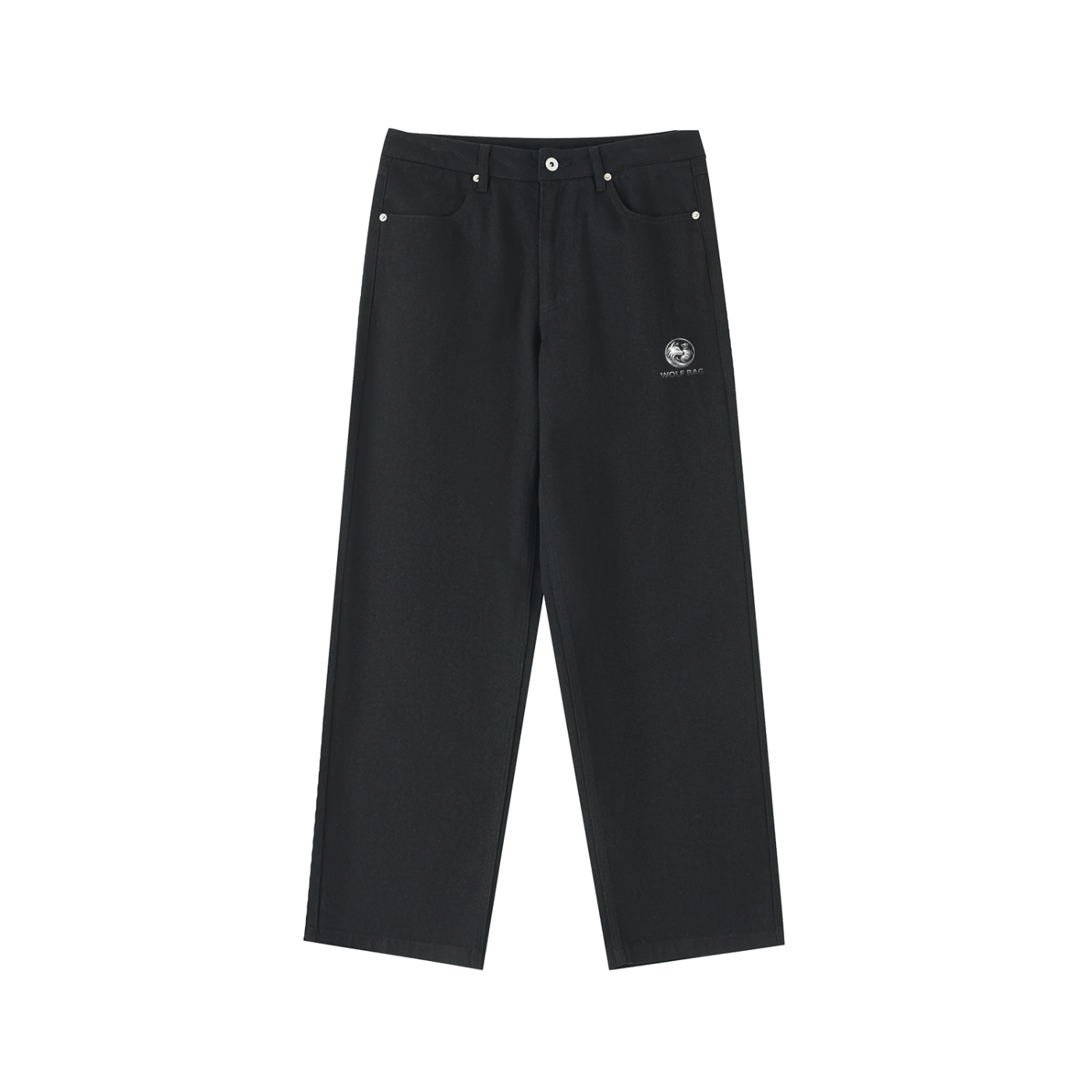 Heavyweight Cotton Straight-Leg Pants