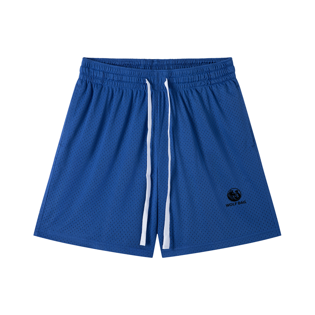Mesh Drawstring Shorts