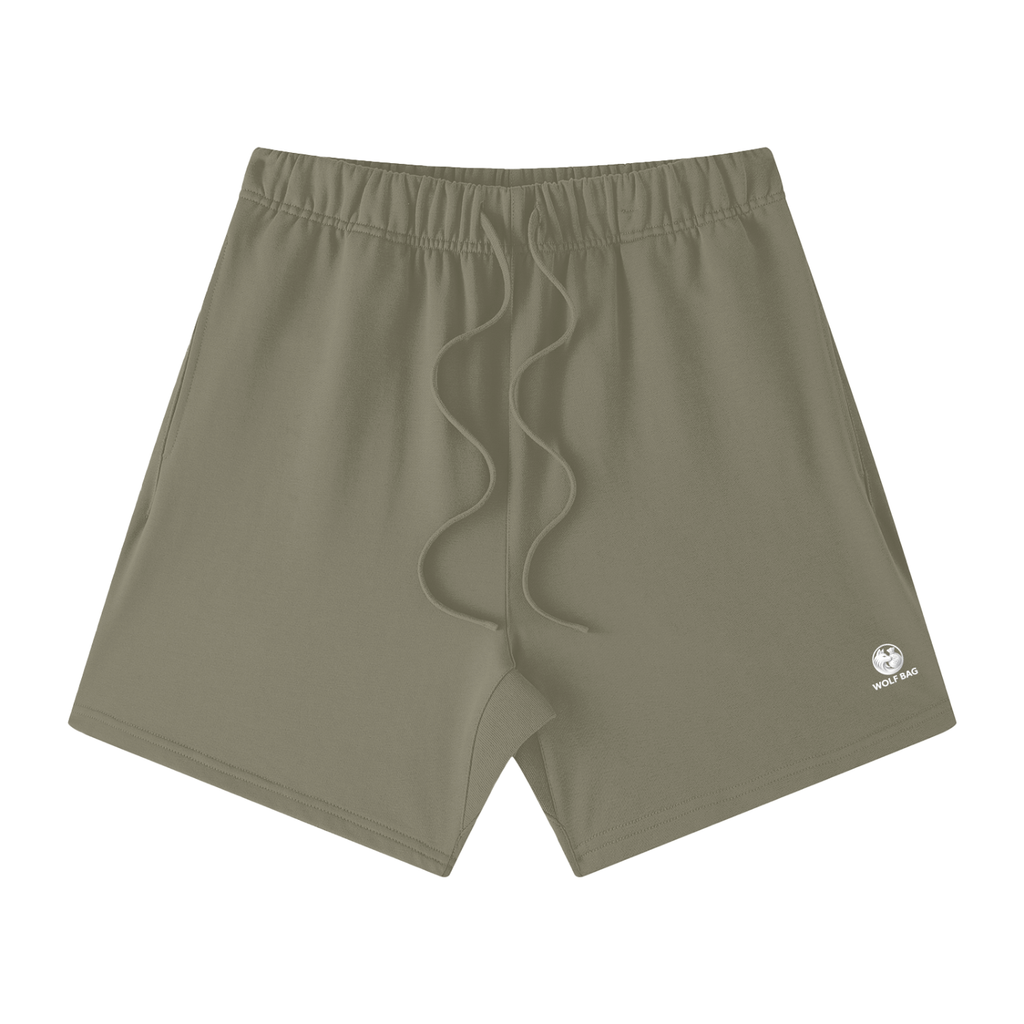 Unisex Earth Tone Loose Fit Cotton Shorts