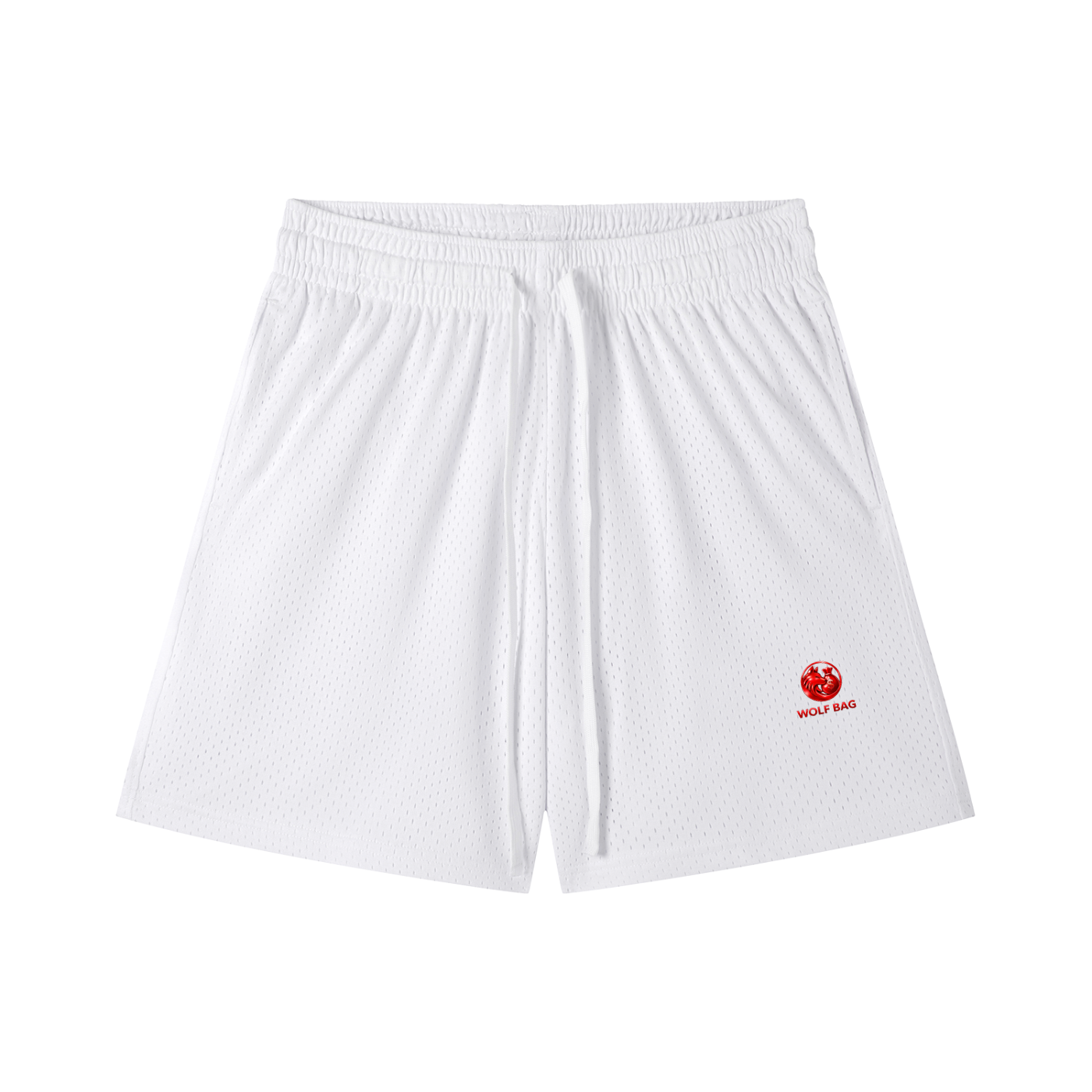 Mesh Drawstring Shorts