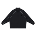 Reflection Striped Raglan Sleeve  Jacket