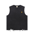 Snow Washed Raw-Hem Tank Top