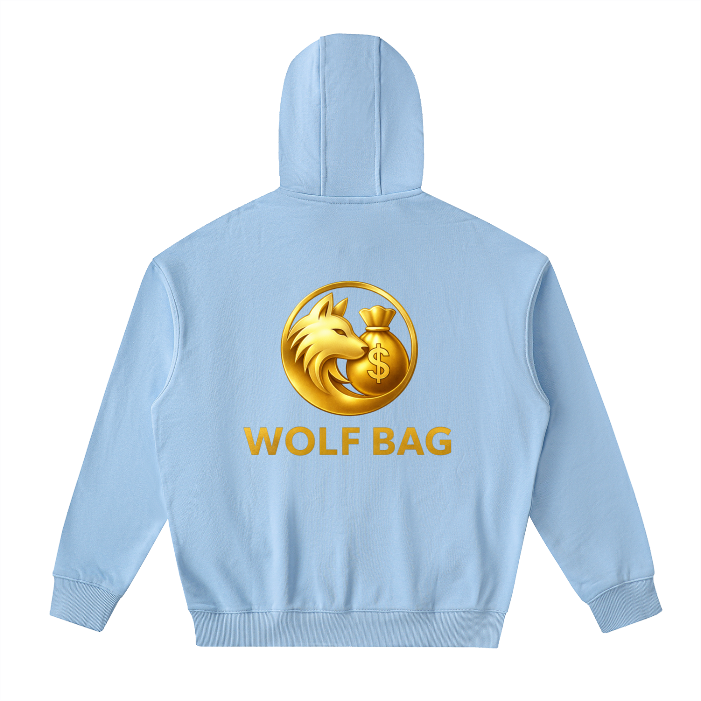 Drop-Shoulder Zip Up Hoodie