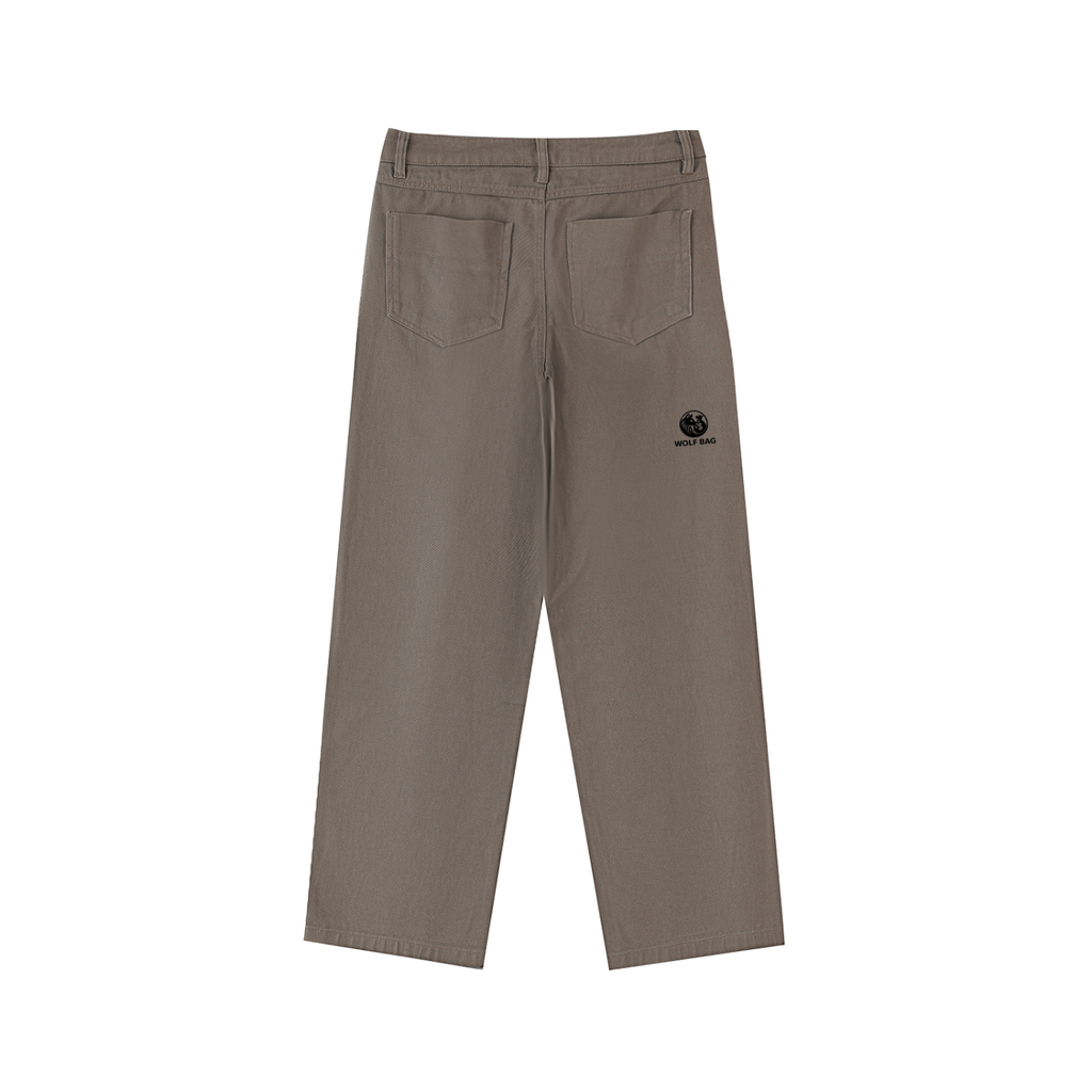 Heavyweight Cotton Straight-Leg Pants