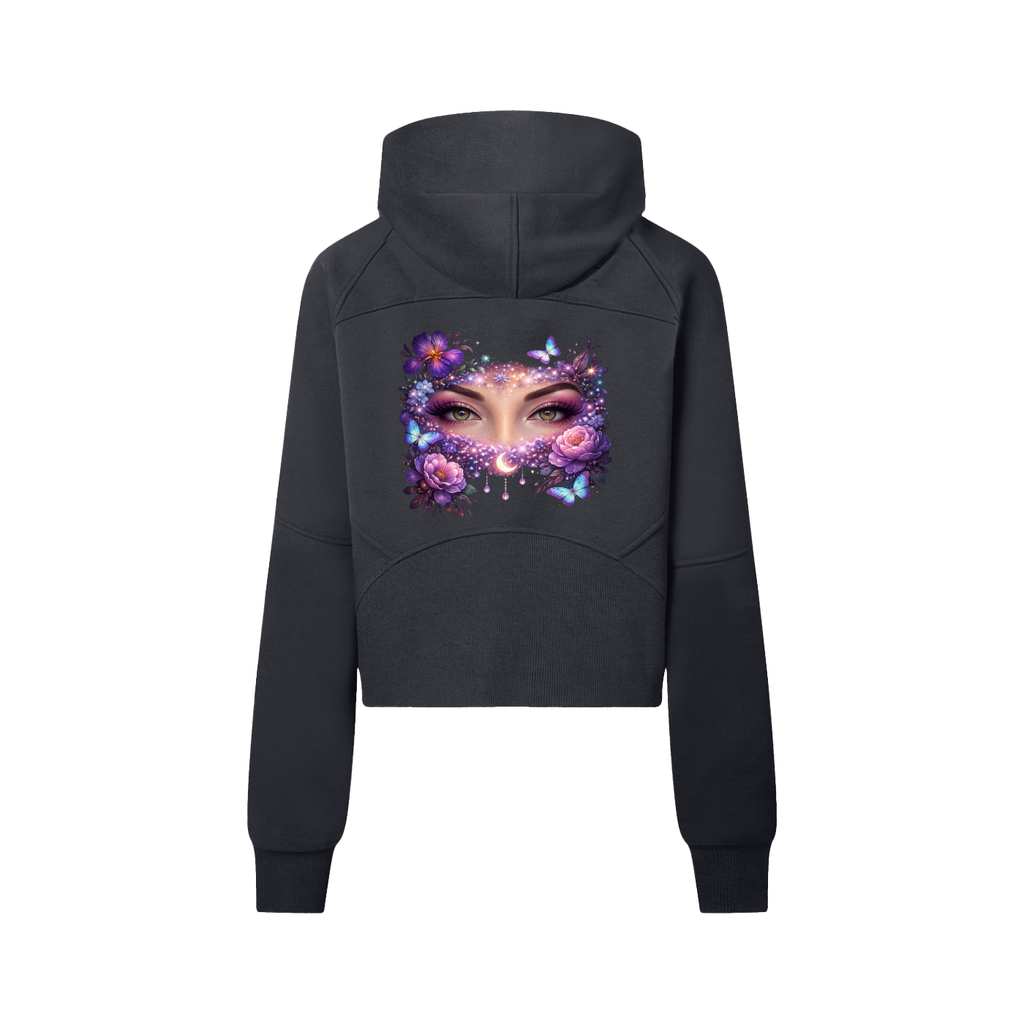 Cropped Half-Zip Hoodie
