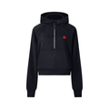 Cropped Half-Zip Hoodie