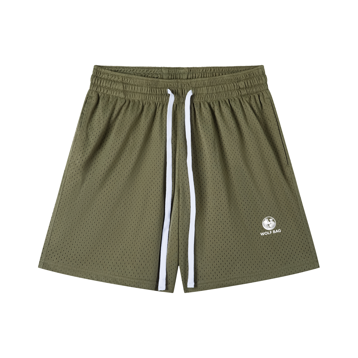 Mesh Drawstring Shorts